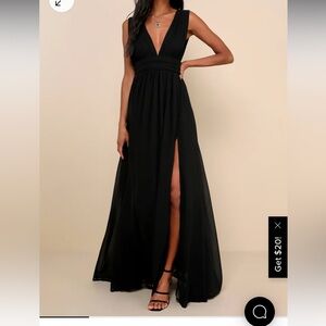 Black Lulu’s Bridesmaid Dress